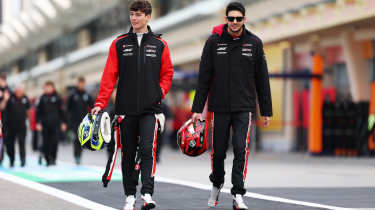 Ollie Bearman and Esteban Ocon