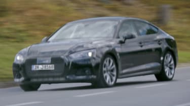 Audi A5 Sportback spies side front
