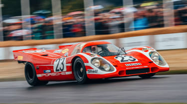 Porsche 917 tracking front corner