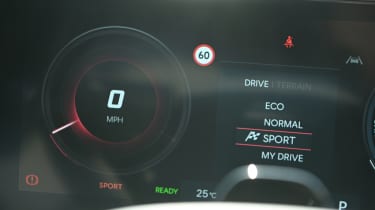 Hyundai Ioniq 9 - dashboard screen