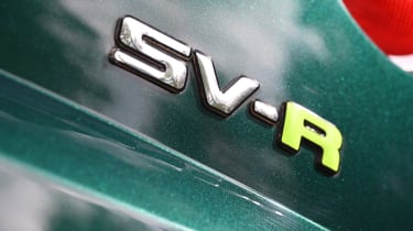 MG X Power SV-R - badge