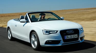 Audi A5 Cabriolet front tracking