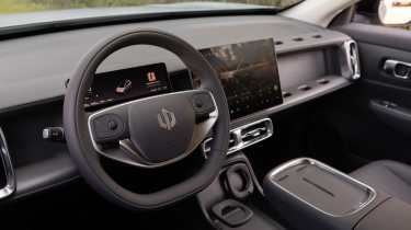 New Leapmotor B10 Hybrid EV - front interior, dashboard 