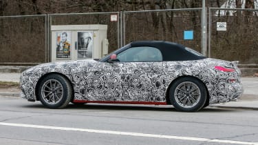 New BMW Z4 driving rear