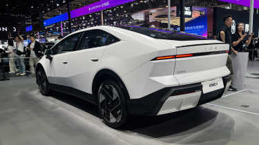 Hyundai Ioniq V - rear 3/4