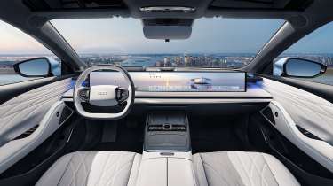 Geely Galaxy E8 - white dashboard