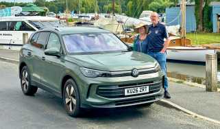 VW Tiguan eTSI - front by river