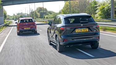 MG and BMW - rear tracking