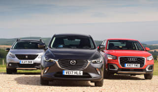 Mazda CX-3 vs Audi Q2 vs Peugeot 2008