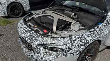 Mercedes-AMG CLE 63 spotted - bonnet up