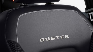 Dacia Duster facelift - seat detail