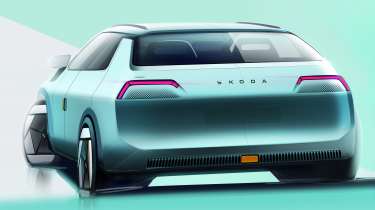 Skoda Favorit reimagined - rear
