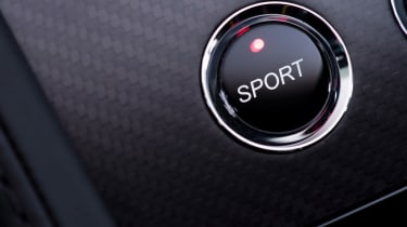 Aston Martin V12 Vantage S sport button