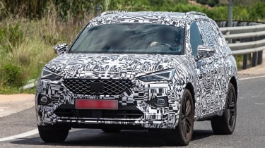 SEAT Tarraco spied - front