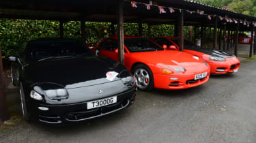 Mitsubishi&#039;s 100th year celebration - 3000GT parked