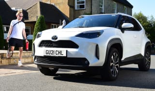 Toyota Yaris Cross long-termer: James Brodie approaching car