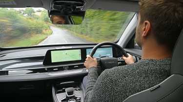 Alastair Crooks driving the Chery Tiggo 7