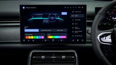 Chery Tiggo 9 - infotainment