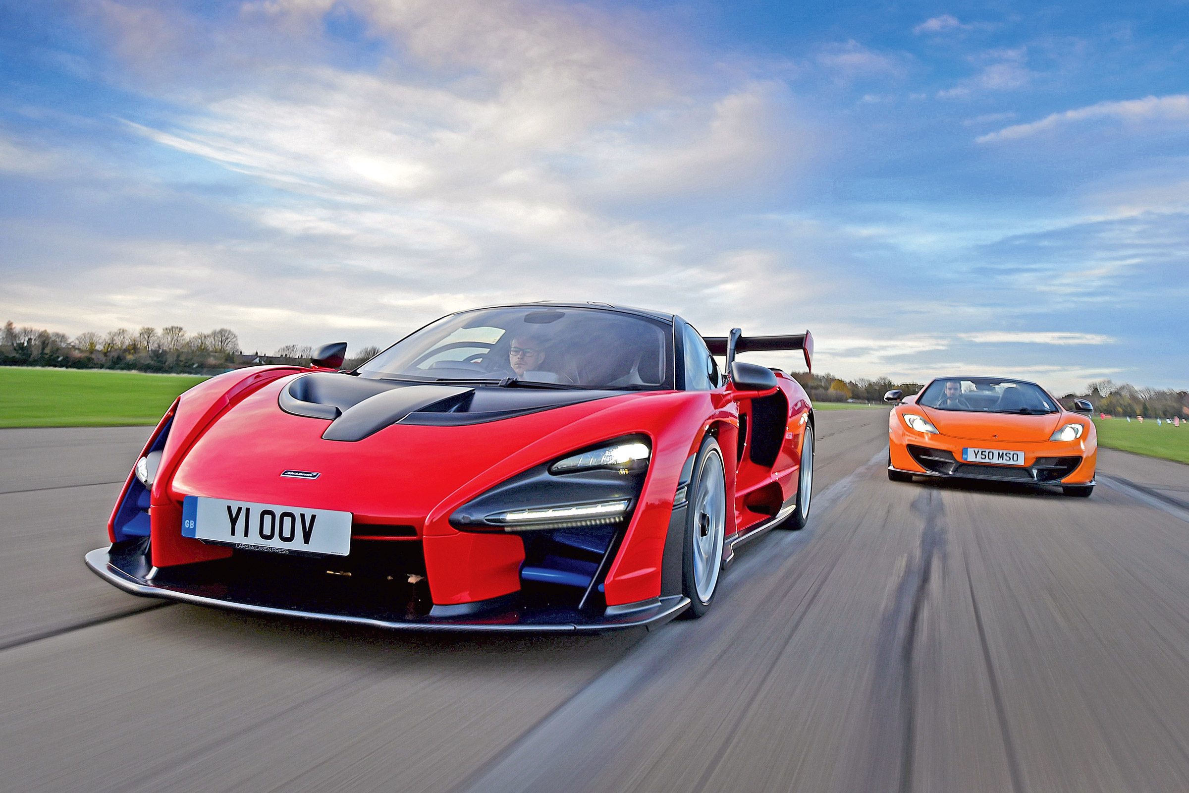 Old vs new: McLaren 12C Spider vs McLaren Senna | Auto Express