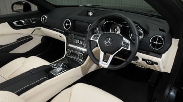 Mercedes SL350 interior