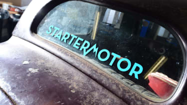 Starter motor classic car window