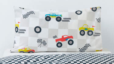 John Lewis Kids Race Car Reversible Duvet Cover and Pillowcase Set