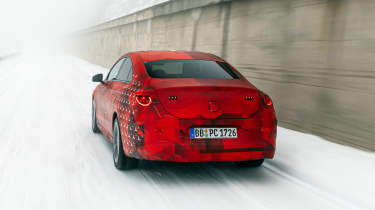 Mercedes CLA prototype - rear tracking
