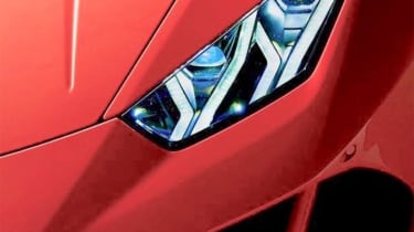 Lamborghini Huracan facelift - headlight teaser