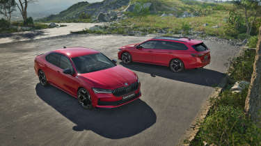 New Skoda Superb SportLine hatchback and estate 