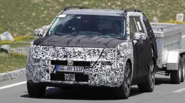 New Hyundai Santa Fe facelift - front end