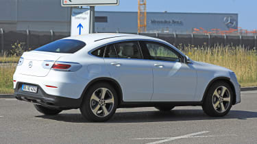 Mercedes GLC Coupe spied - rear