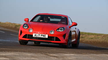 Alpine A110 - front cornering