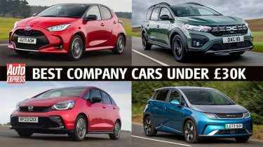 Best company cars for under £30,000 - header image