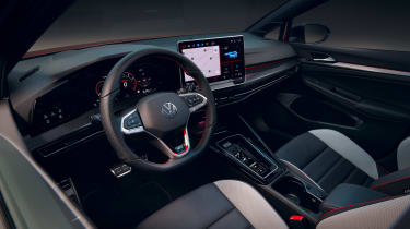 Volkswagen Golf facelift teaser - dash