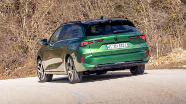 Vauxhall Astra Sports Tourer Electric - rear cornering