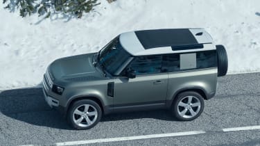 2019 Land Rover Defender side and roof