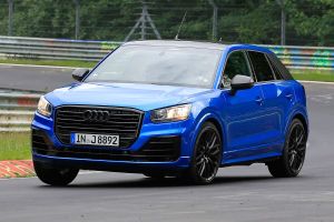 Audi SQ2 spy shots - front cornering 2