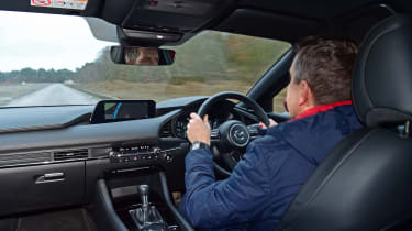 Mazda 3 long term - driving interior
