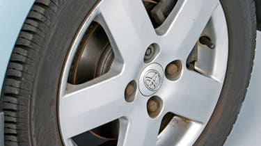 Toyota Aygo wheel detail