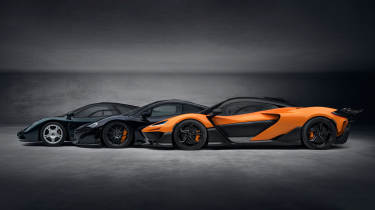 McLaren F1, P1 and W1