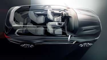 BMW X7 Concept - seats sketch