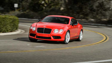 Bentley Continental GT V8 S coupe 2014 cornering