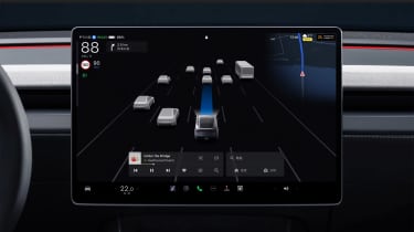 Tesla Model Y facelift - screen