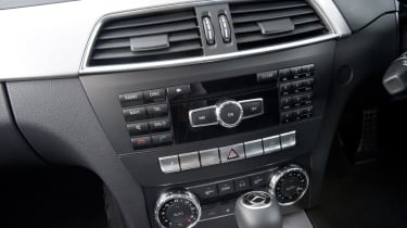 Mercedes C250 CGI Coupe interior detail