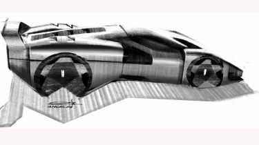 Ferrari SC40 - sketch