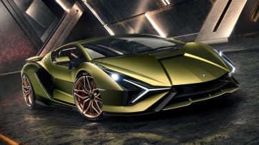 Lamborghini Sian - front action