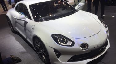 Alpine A110 white header