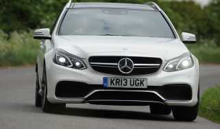 Mercedes E63 AMG estate front tracking