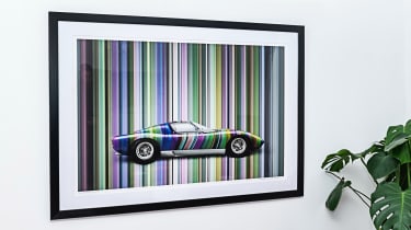 Limited 100 car automotive artwork