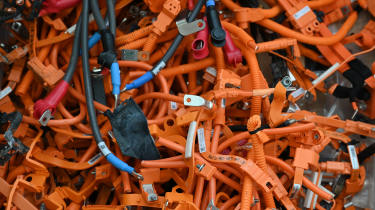 Battery recycling process - left over wires